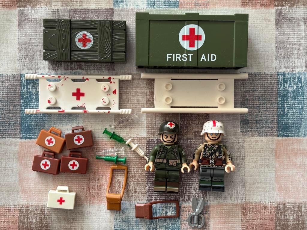 Kavel medische troepen etc ww2 lego toepasbaar, Verzenden, Nieuw, Overige merken