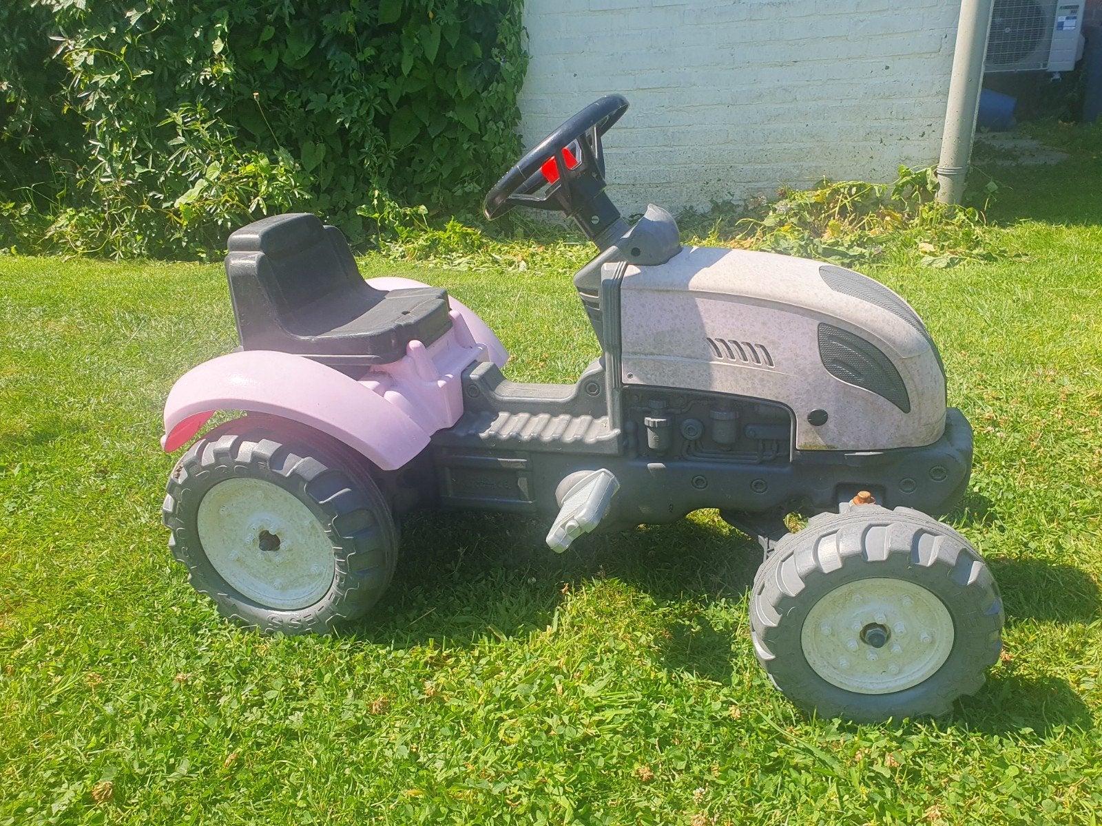 Roze traptractor voor kinderen, Ophalen, Gebruikt, Trapvoertuig