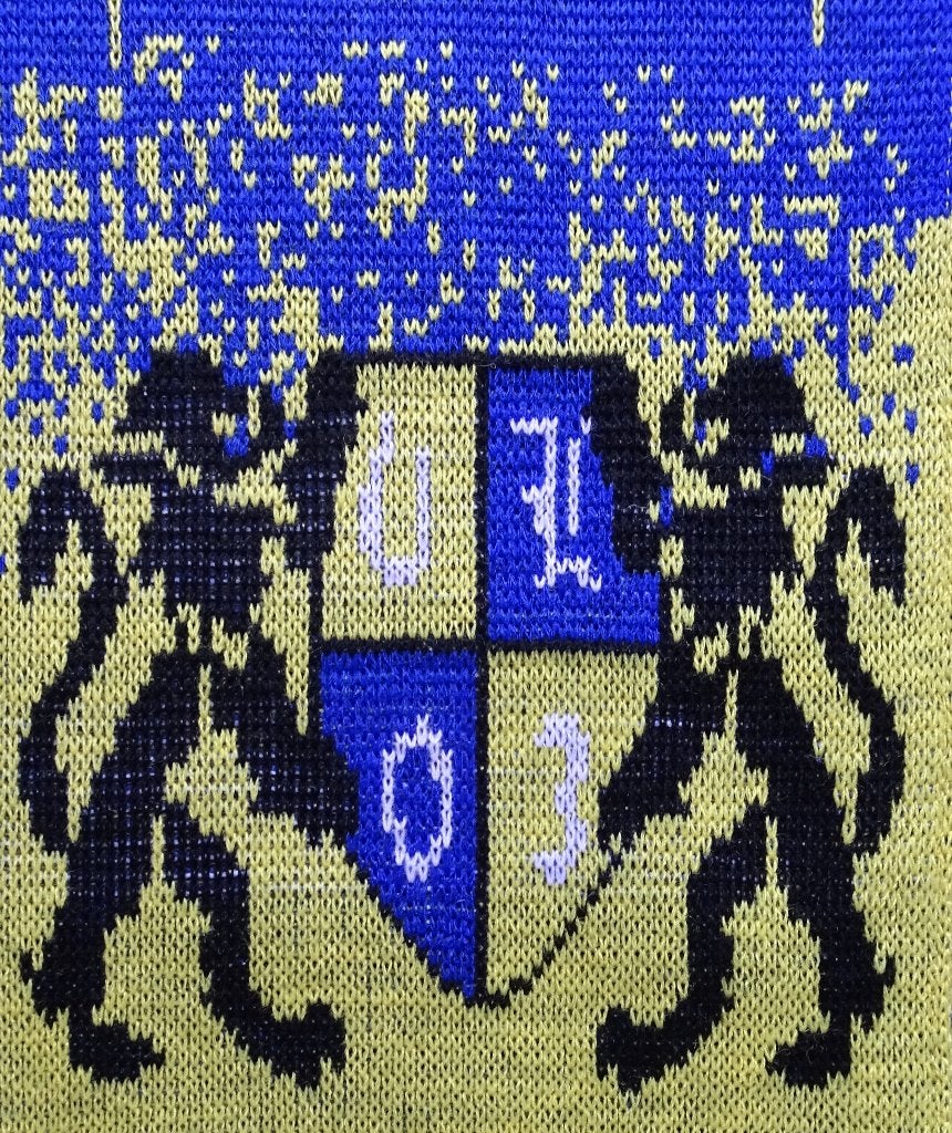 sjaal Cambuur Leeuwarden (Ultras Leovardia), Verzamelen, Ophalen of Verzenden, Zo goed als nieuw, Overige binnenlandse clubs, Vaantje of Sjaal