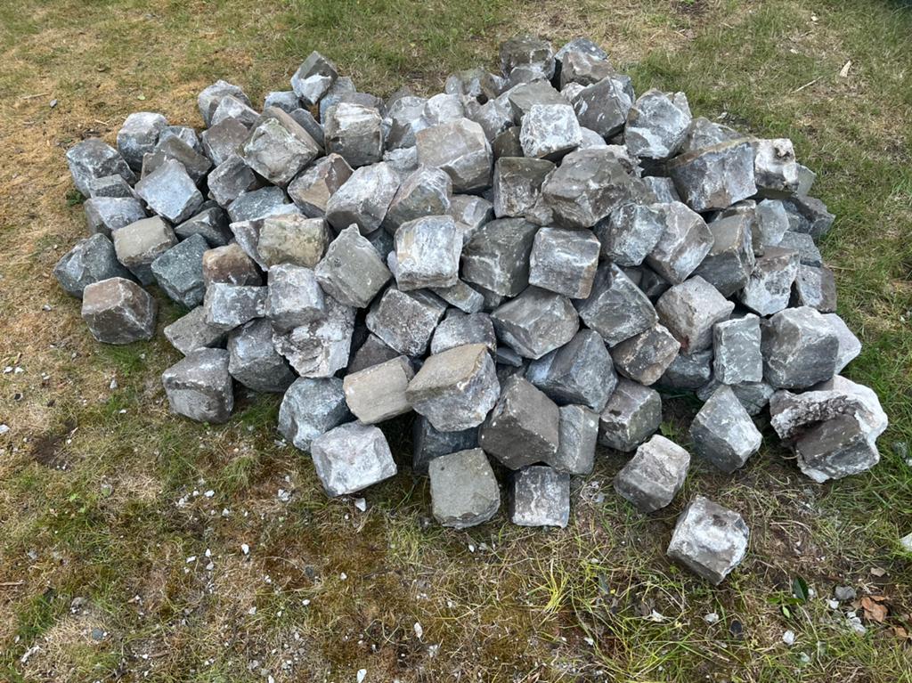 GRATIS granieten kasseien, Ophalen, Gebruikt, Graniet, Overige typen