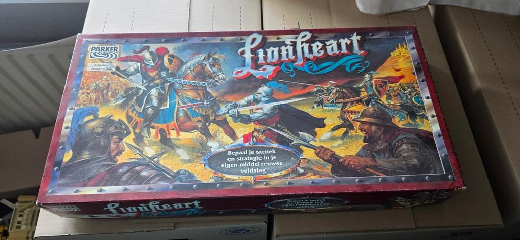 Lionheart bordspel - Oud maar compleet strategisch spel, Hobby en Vrije tijd, Gezelschapsspellen | Bordspellen, Een of twee spelers