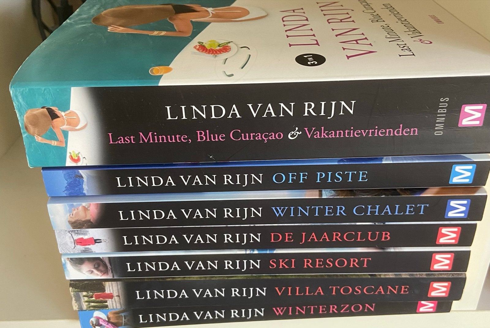 Linda van Rijn boekenpakket: 7 spannende romans, Ophalen of Verzenden, Gelezen, Nederland