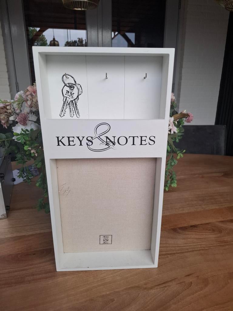 Riviera Maison Keys Please Wandorganizer met Sleutelhaakjes, Ophalen of Verzenden, Gebruikt, Overige typen