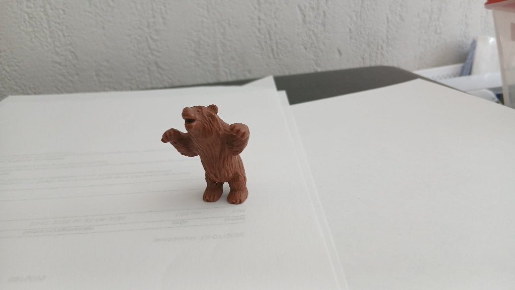 Schleich 12018 bruine beer dierfiguur, 5 cm, Verzenden, Gebruikt, Wild dier, Beeldje of Figuurtje