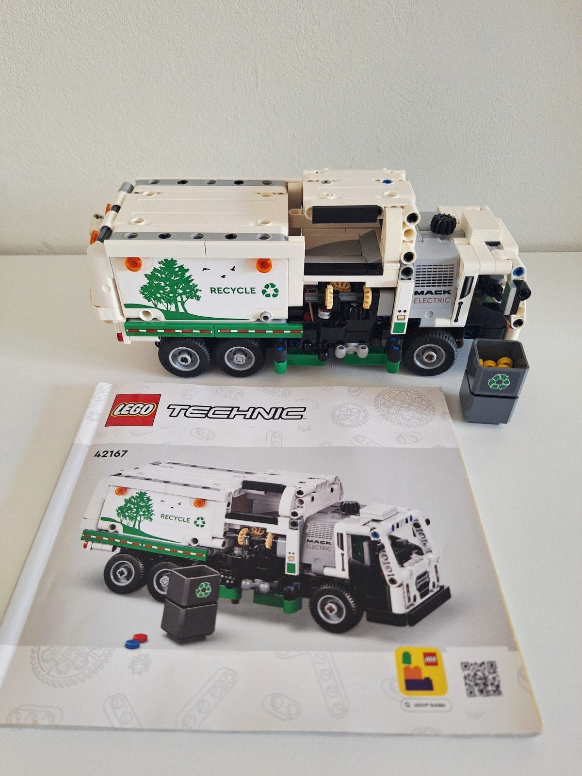 LEGO Technic: recycle truck / vuilniswagen (42167), Lego, Compleet, Ophalen of Verzenden, Zo goed als nieuw