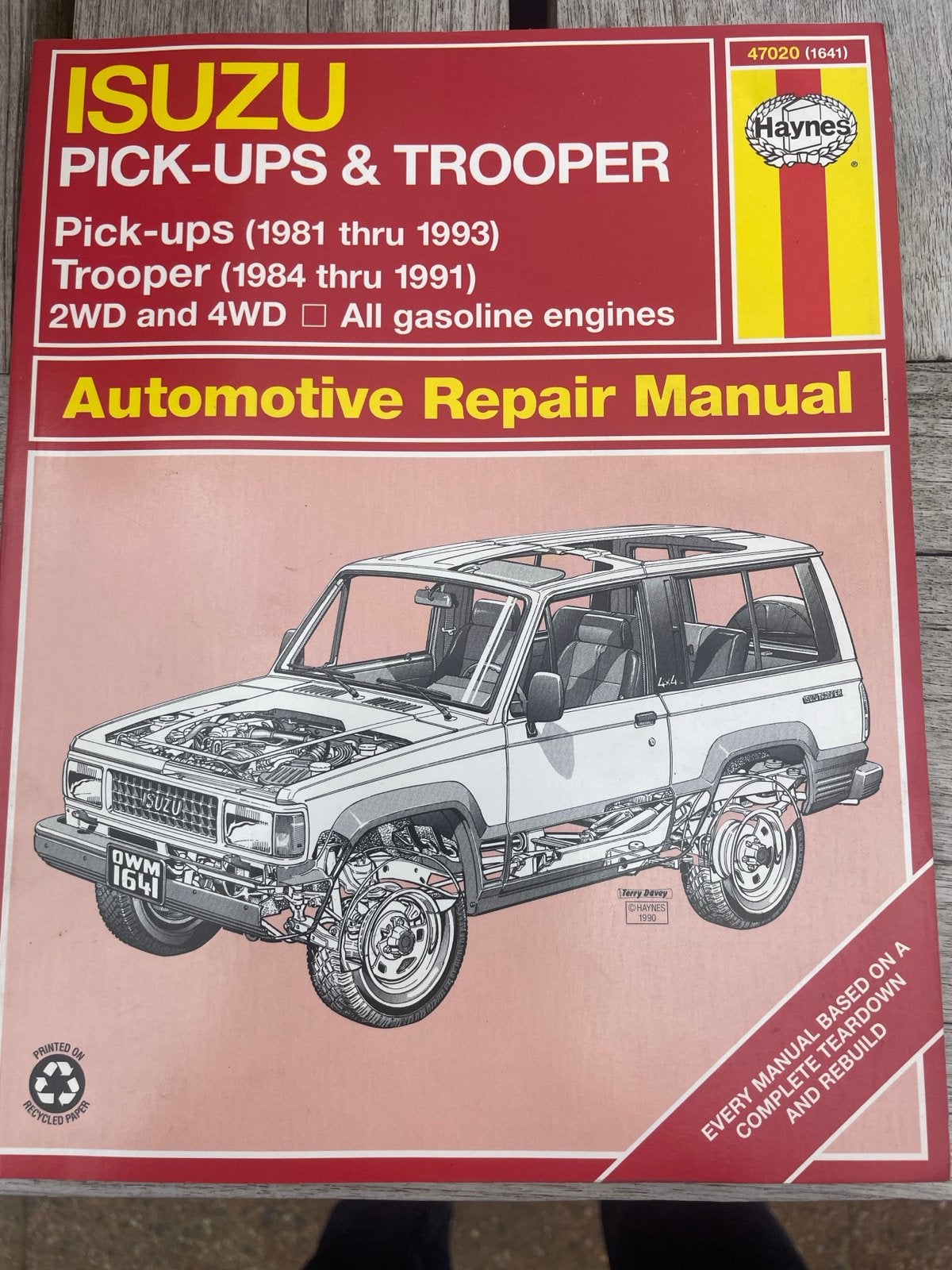Haynes Reparatiehandleiding Isuzu Pick-ups & Trooper, Boeken, Ophalen of Verzenden, Zo goed als nieuw, Overige merken