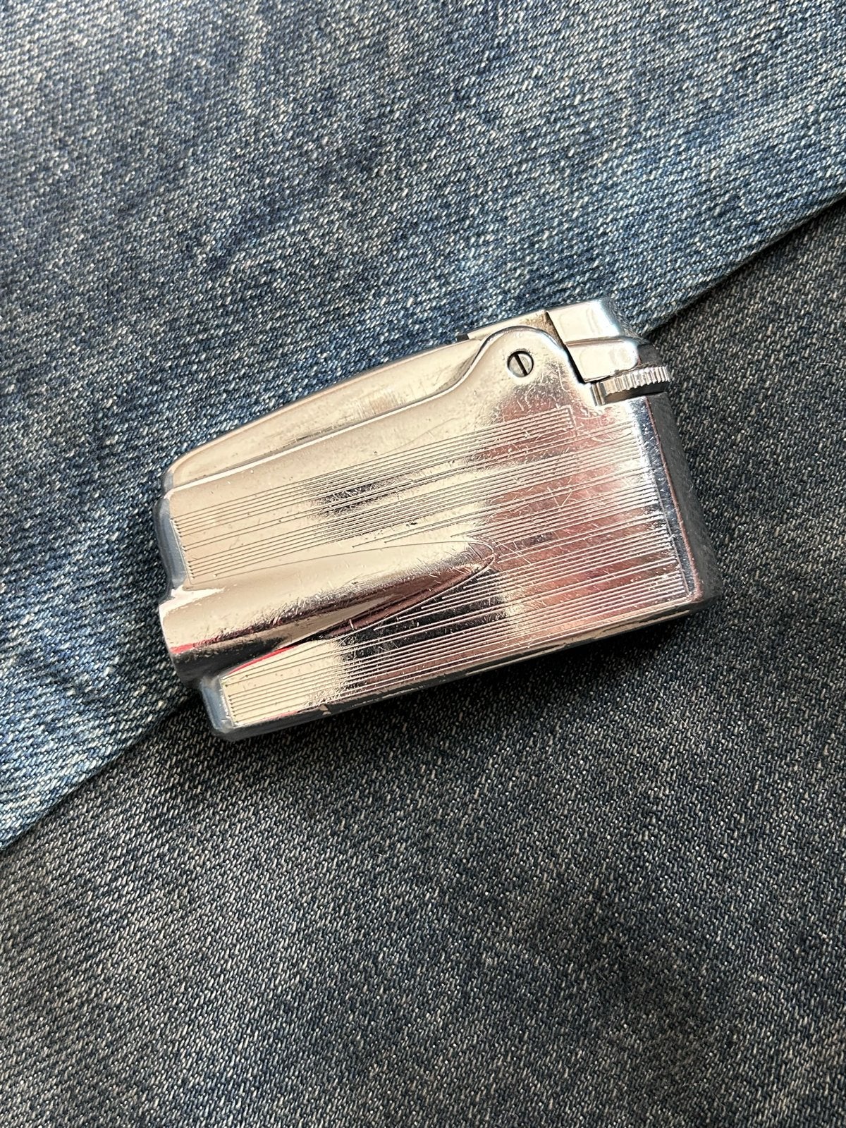 Vintage Ronson Varaflame aansteker - Made in France, Verzamelen, Ophalen of Verzenden, Gebruikt, Aansteker