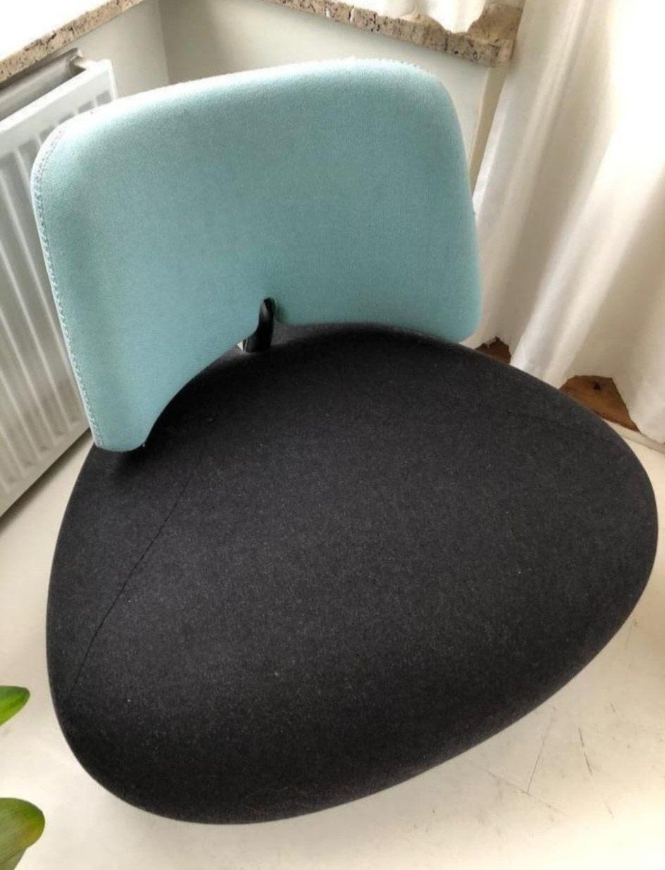 leolux pallone pa stoel, Huis en Inrichting, Banken | Voetenbanken en Poefen, Ophalen, 50 tot 75 cm, Zo goed als nieuw, 75 tot 100 cm