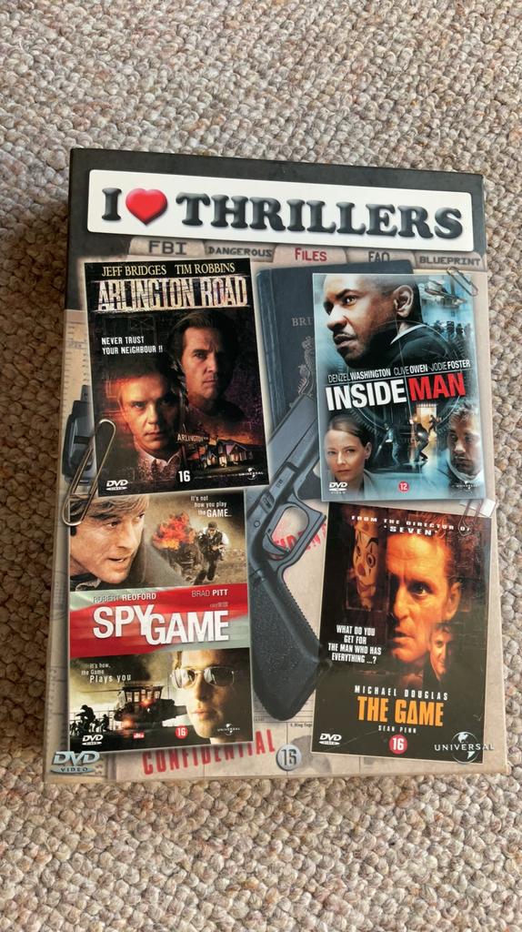 I ❤️ THRILLERS., Vanaf 16 jaar, Ophalen of Verzenden, Zo goed als nieuw, Actiethriller