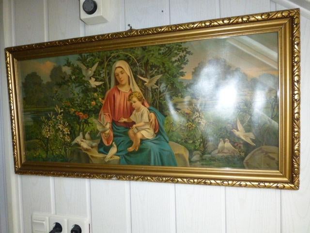 Schilderijen div.-Madonna met kind van L' árt Imprime Suisse, Ophalen of Verzenden