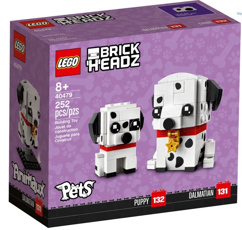 Lego BrickHeadz Dalmatier (40479) NIEUW, BrickHeadz, Nieuw, Ophalen of Verzenden, Complete set