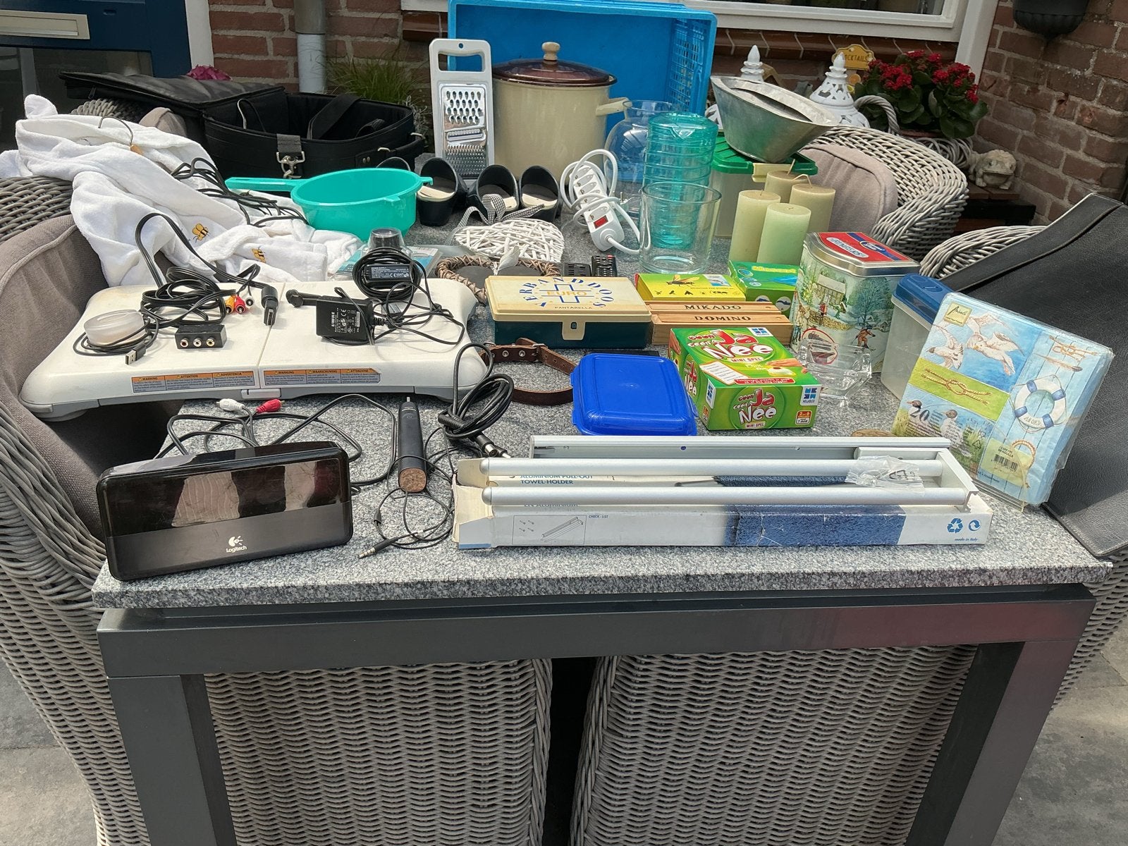 Klompen contactdoos glazen en nog 2 dozen vol, Ophalen of Verzenden