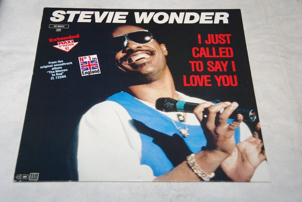 Stevie Wonder – I Just Called To Say I Love You 12” LP Vinyl, Gebruikt, Maxi-single, 1980 - 1989, 12 inch