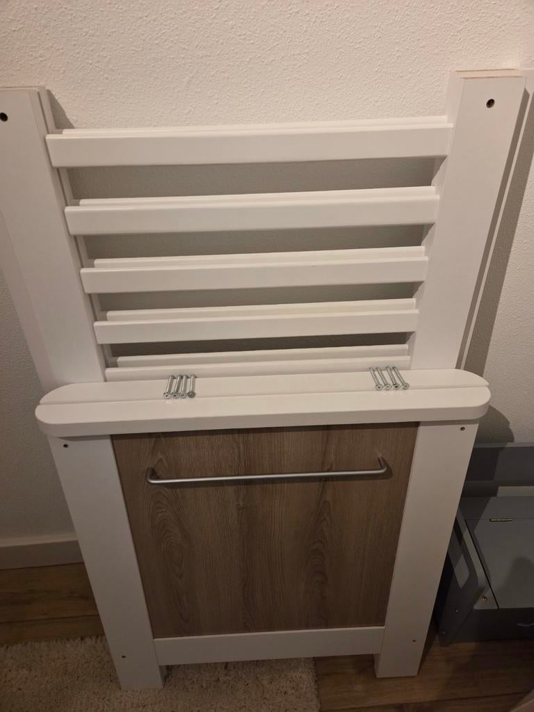 Ledikant Cabino Noël 120x60 met matras en topper, Ophalen, Zo goed als nieuw