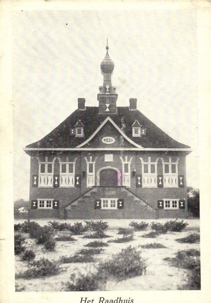Het Raadhuis - Maarn - gelopen, Ophalen of Verzenden, 1940 tot 1960, Gelopen, Noord-Brabant