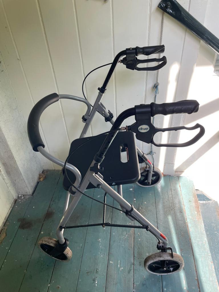 Rollator, Ophalen, Opvouwbaar, Gebruikt