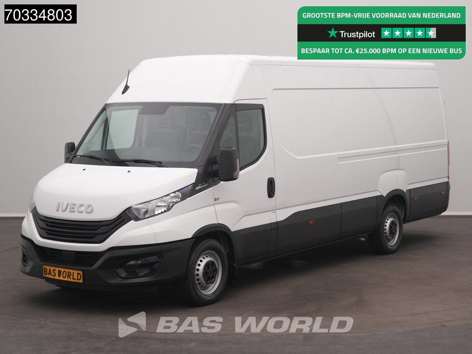 Iveco Daily 35S16 Automaat L3H2 160PK Airco Camera Parkeerse, Auto's, Automaat, Stof, Gebruikt, Euro 6