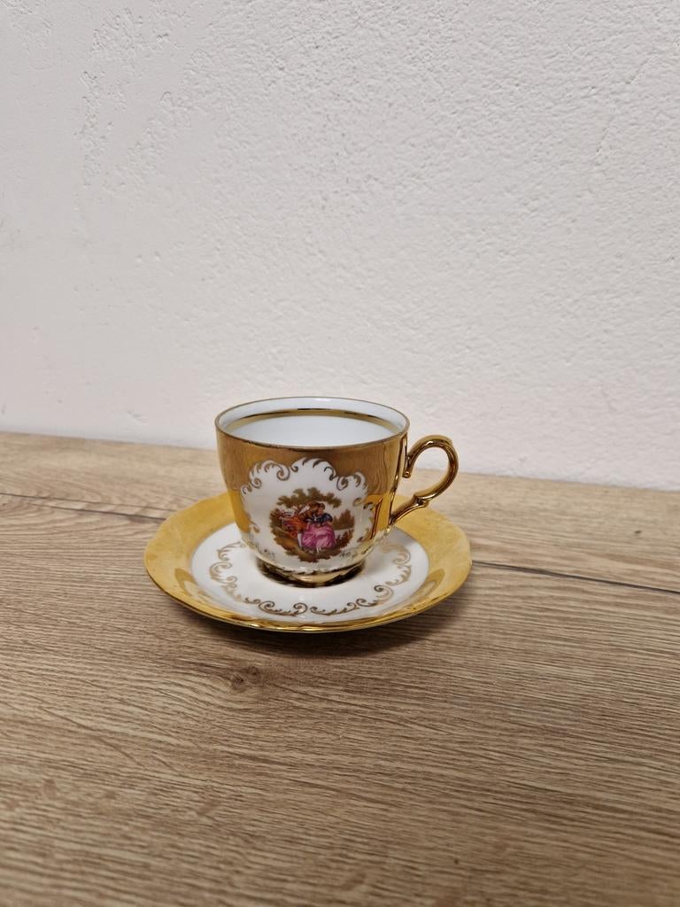 Bavaria 24 Karat Gold Kop en Schotel, Ophalen of Verzenden