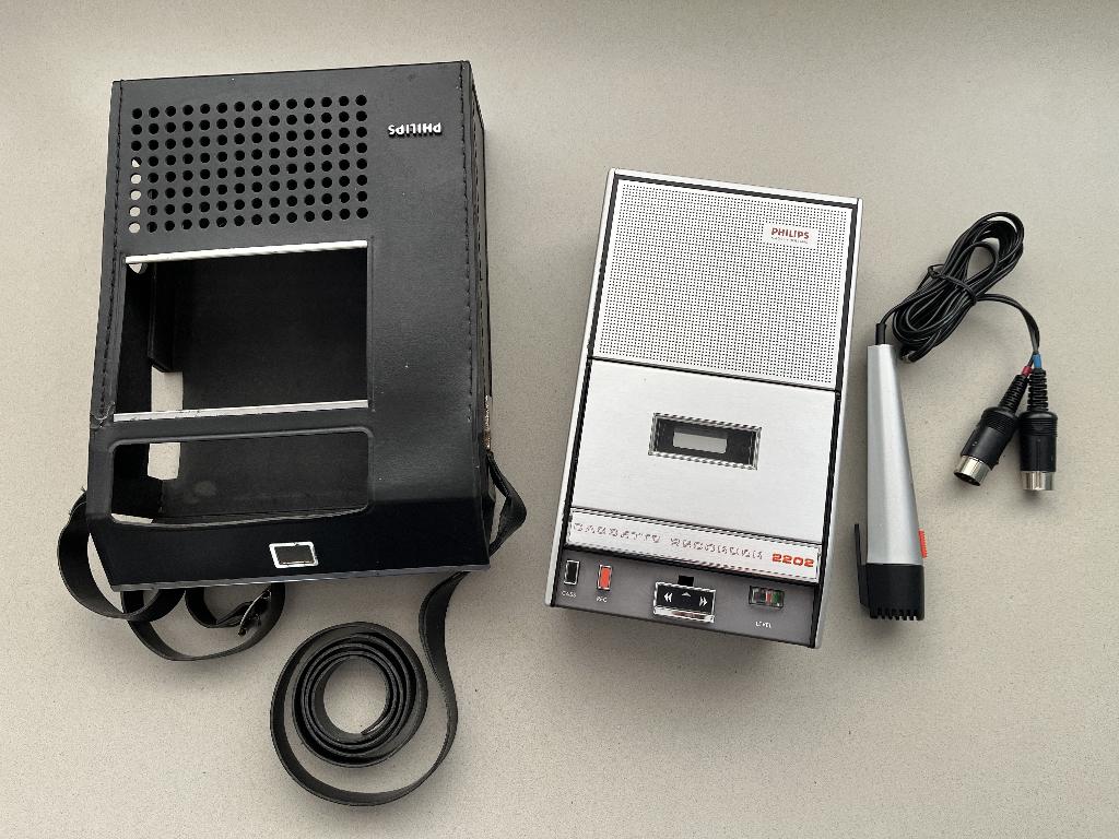 Philips cassetterecorder N2202, Ophalen of Verzenden, Enkel, Philips