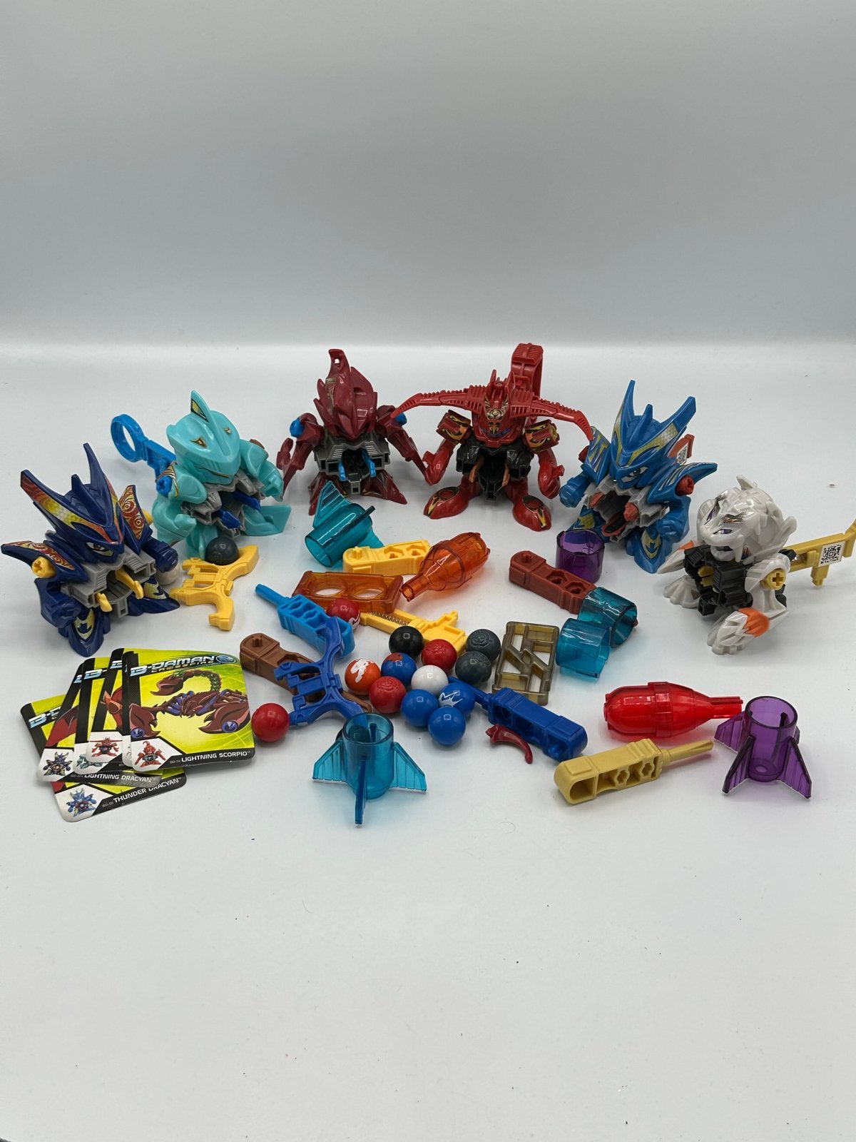 B-Daman figuren en accessoires - Grote set, Ophalen of Verzenden, Gebruikt, Jongen of Meisje