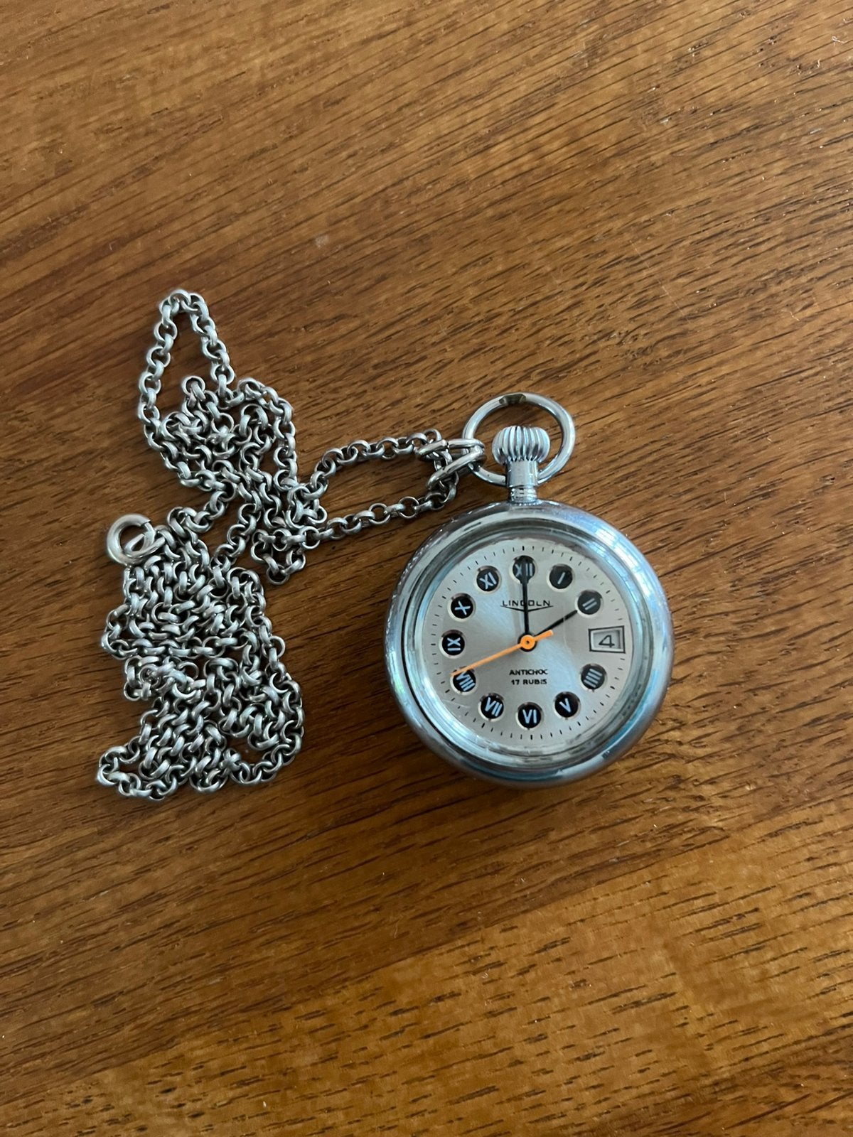 Fraai zakhorloge van Lincoln, near mint, Ophalen of Verzenden, Zo goed als nieuw, Zakhorloge, Overige merken