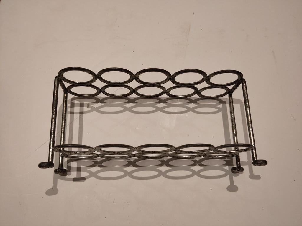 Vintage Bruynzeel eierrekje Piet Zwart - 23 cm, Ophalen of Verzenden