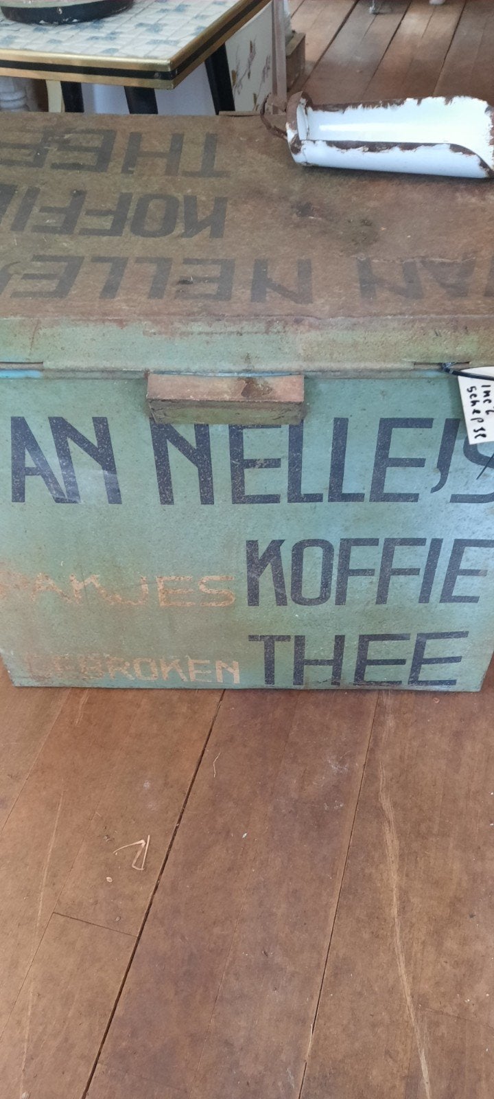Vintage Van Nelle's Koffie en Thee Kist, Ophalen of Verzenden