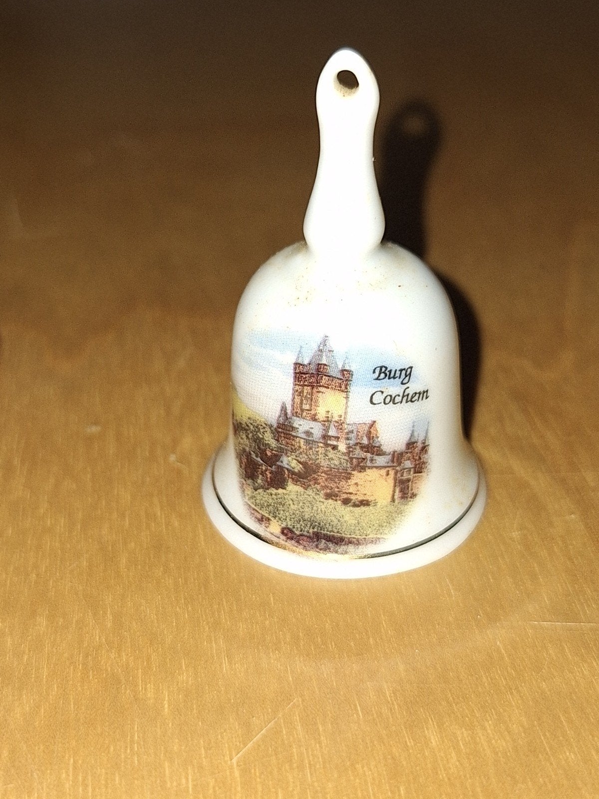 Reutter Porseleinen Bel Burg Cochem - Vintage Souvenir, Ophalen of Verzenden
