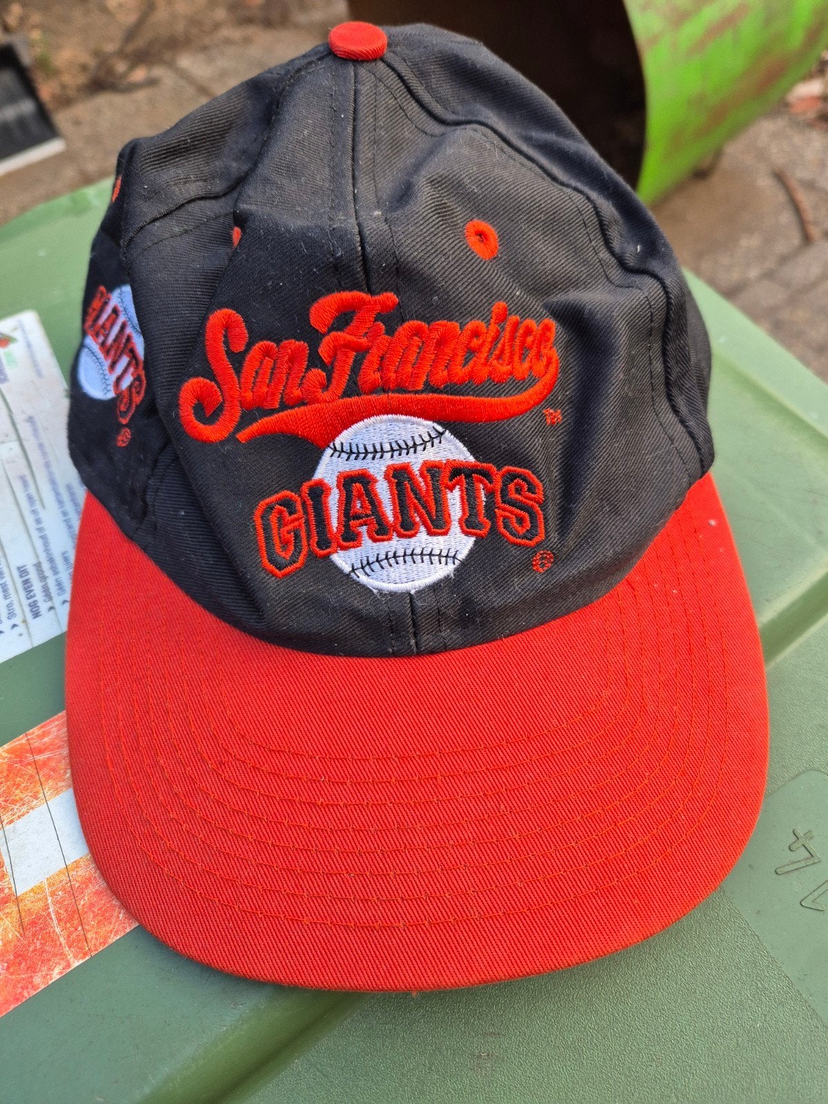 Vintage San Francisco Giants MLB Snapback Pet, Ophalen, One size fits all, Pet, Camp Teamline