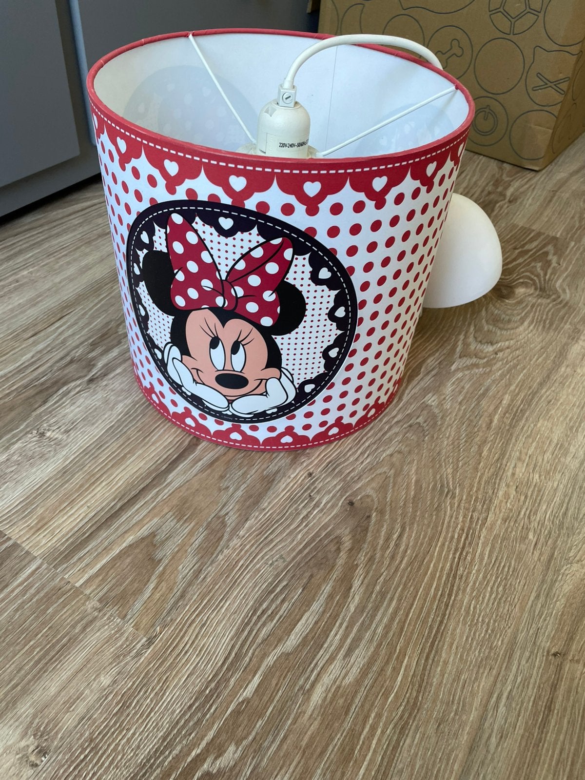 Kinderlamp minnie mouse, Ophalen of Verzenden, Zo goed als nieuw