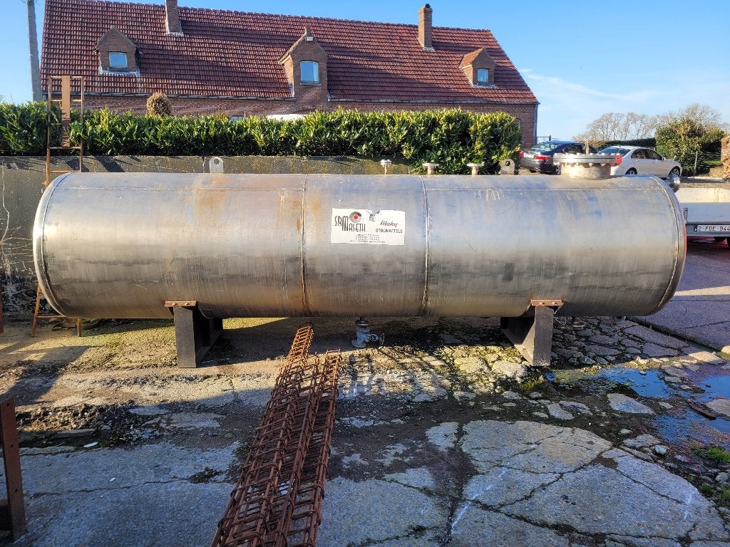 Opslagtank / reservoir Inox 7000 Liter horizontaal, 150 liter of meer, Ophalen, Zo goed als nieuw, Overige materialen