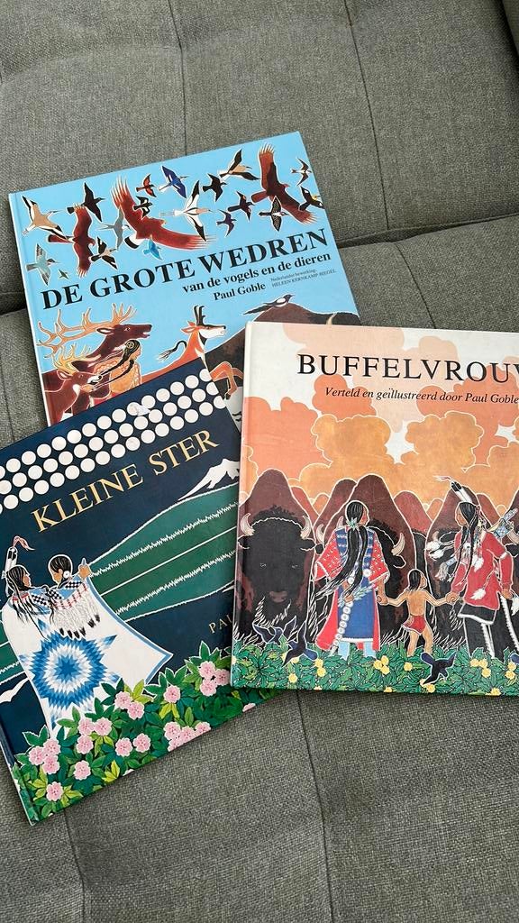 3x Native American prentenboeken Paul Goble Buffelvrouw, Boeken, Ophalen of Verzenden, Zo goed als nieuw