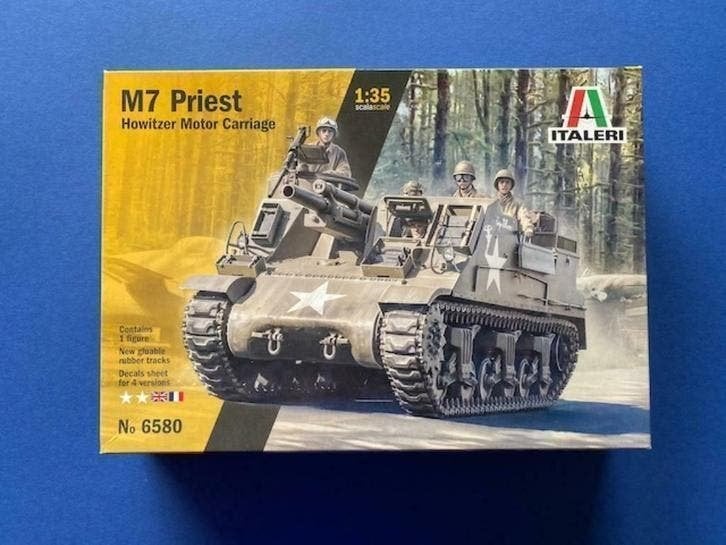 italeri	6580	M7 Priest Howitzer Motor Carriage	1/35	Sealed, Verzenden, 1:32 tot 1:50, Nieuw, Italeri