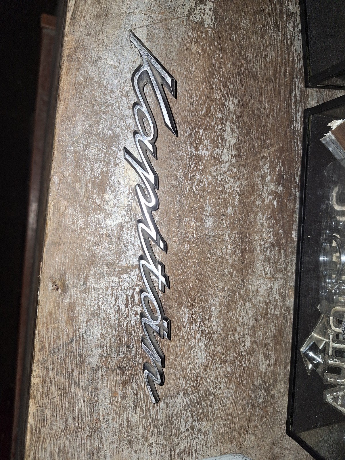 Opel Kapitän embleem - Vintage auto-onderdeel, Auto-onderdelen, Verzenden, Gebruikt, Opel