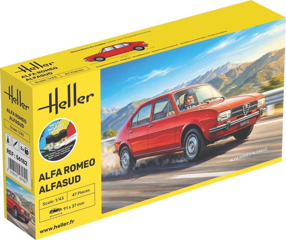 Heller: STARTER KIT Alfa Romeo Alfasud in 1:43, Ophalen of Verzenden, Nieuw, Auto, Overige merken