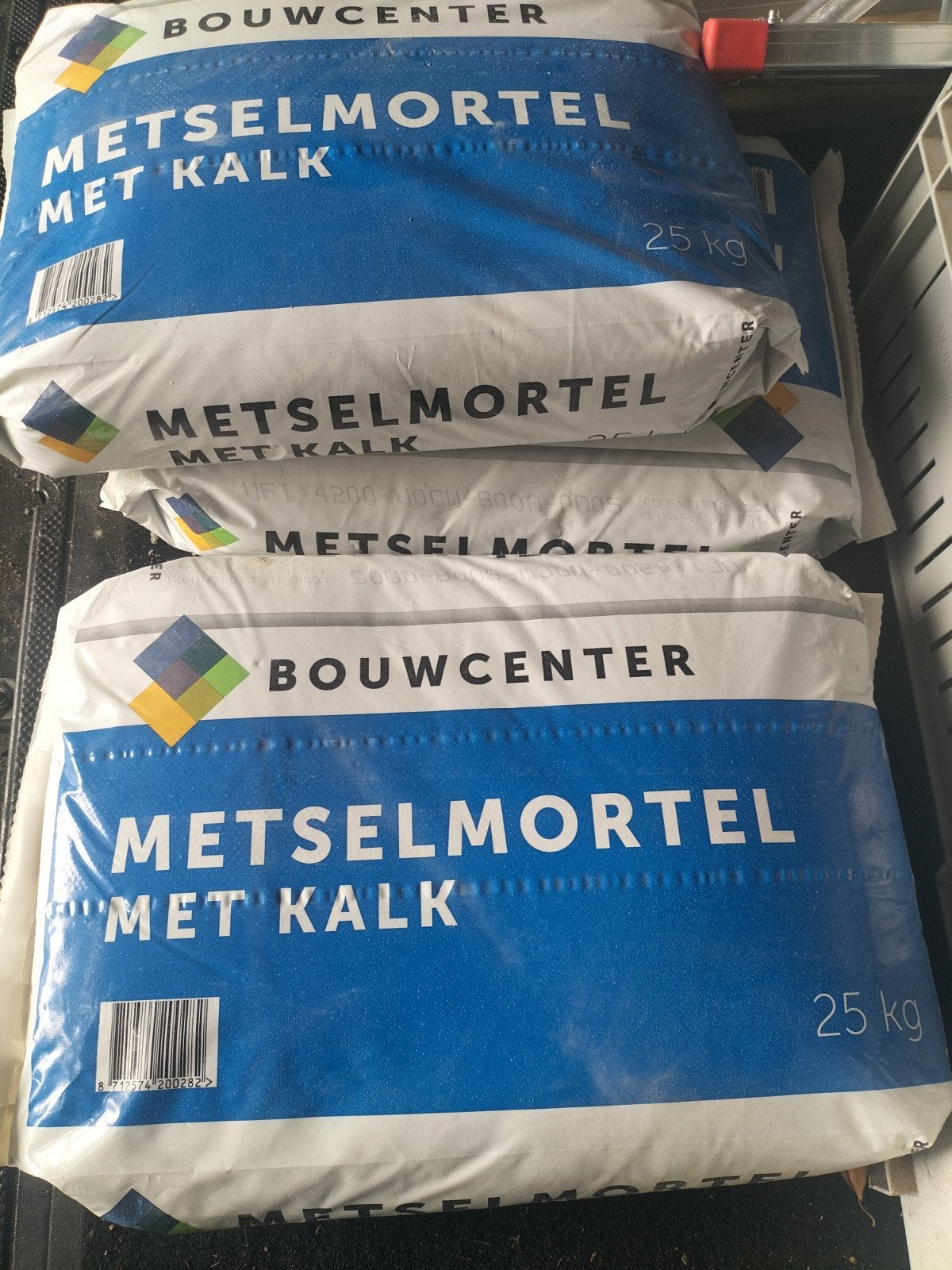 4 zakken Metselmortel met kalk - 25 kg per zak, Doe-het-zelf en Verbouw, Metselstenen, Ophalen, Nieuw, Overige typen