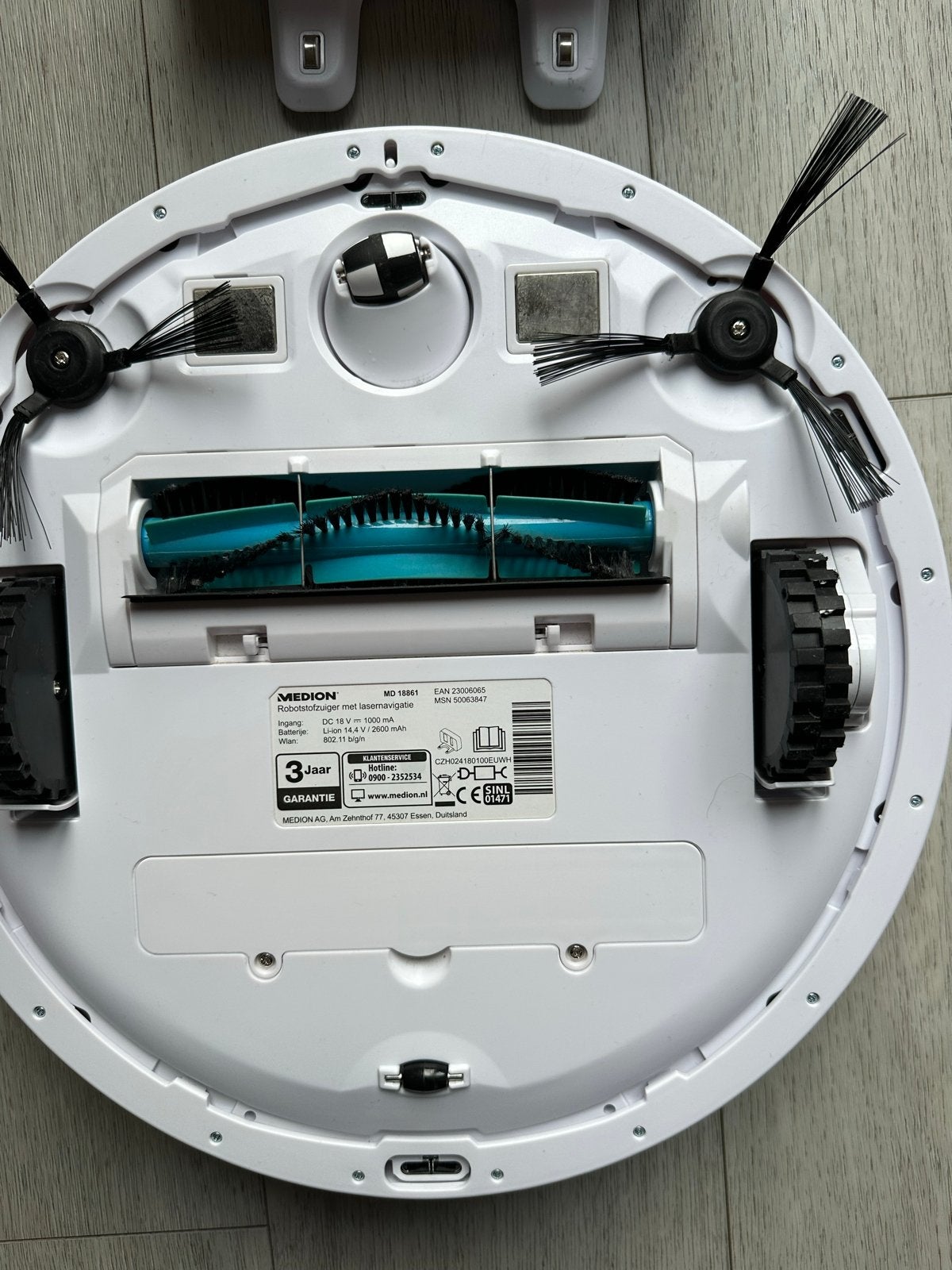 Medion Robotstofzuiger met laser navigatie en app. bediening, Witgoed en Apparatuur, Ophalen, Overige merken, Draadloos, Zo goed als nieuw