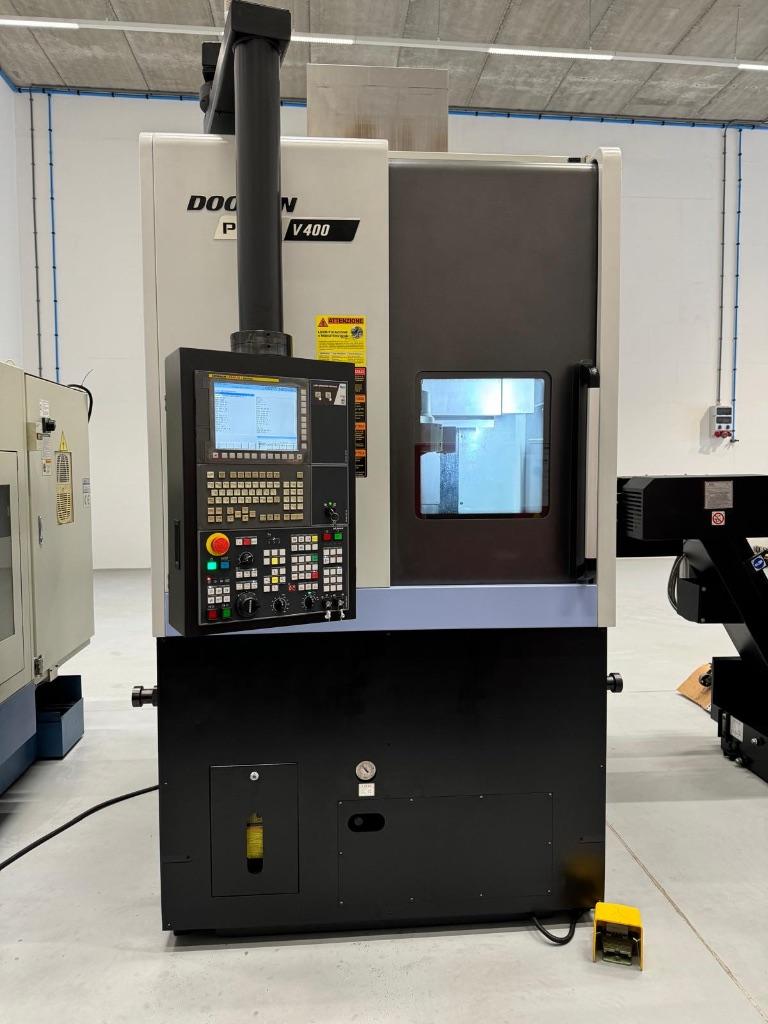 Doosan Puma V400L verticale CNC-draaibank DIRECT BESCHIKBAAR, Ophalen, Gebruikt, 170 cm of meer