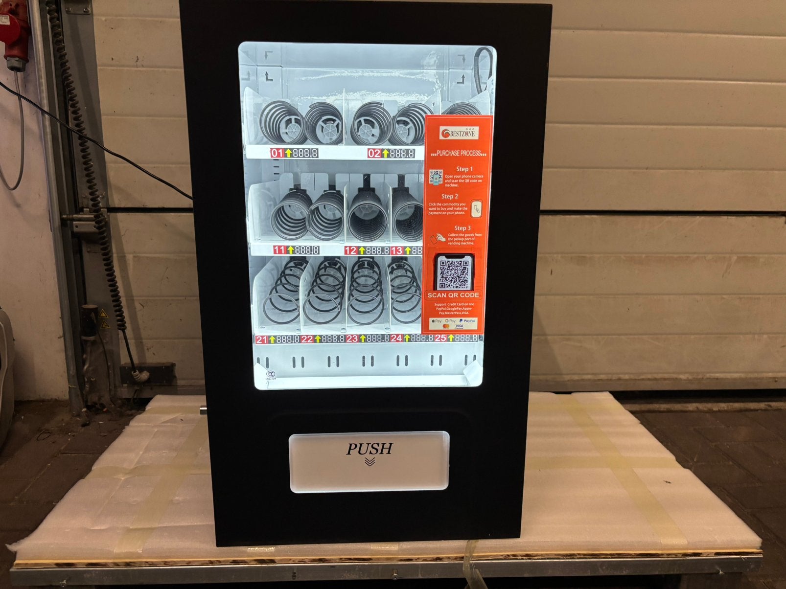 Mini vending machine QR code, Ophalen, Overige typen