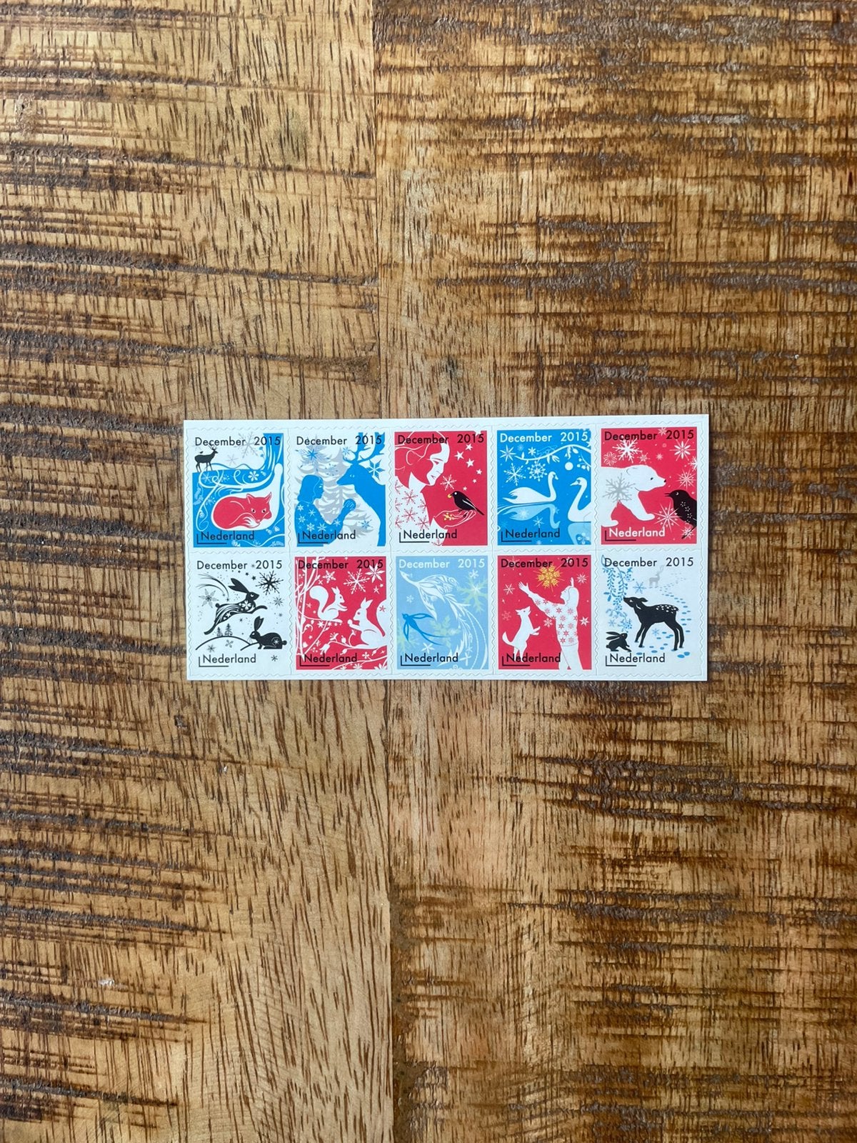 2015 1/2 Vel Decemberzegels NVPH 3363-3372 Postfris., Postzegels en Munten, Ophalen of Verzenden, Na 1940, Postfris