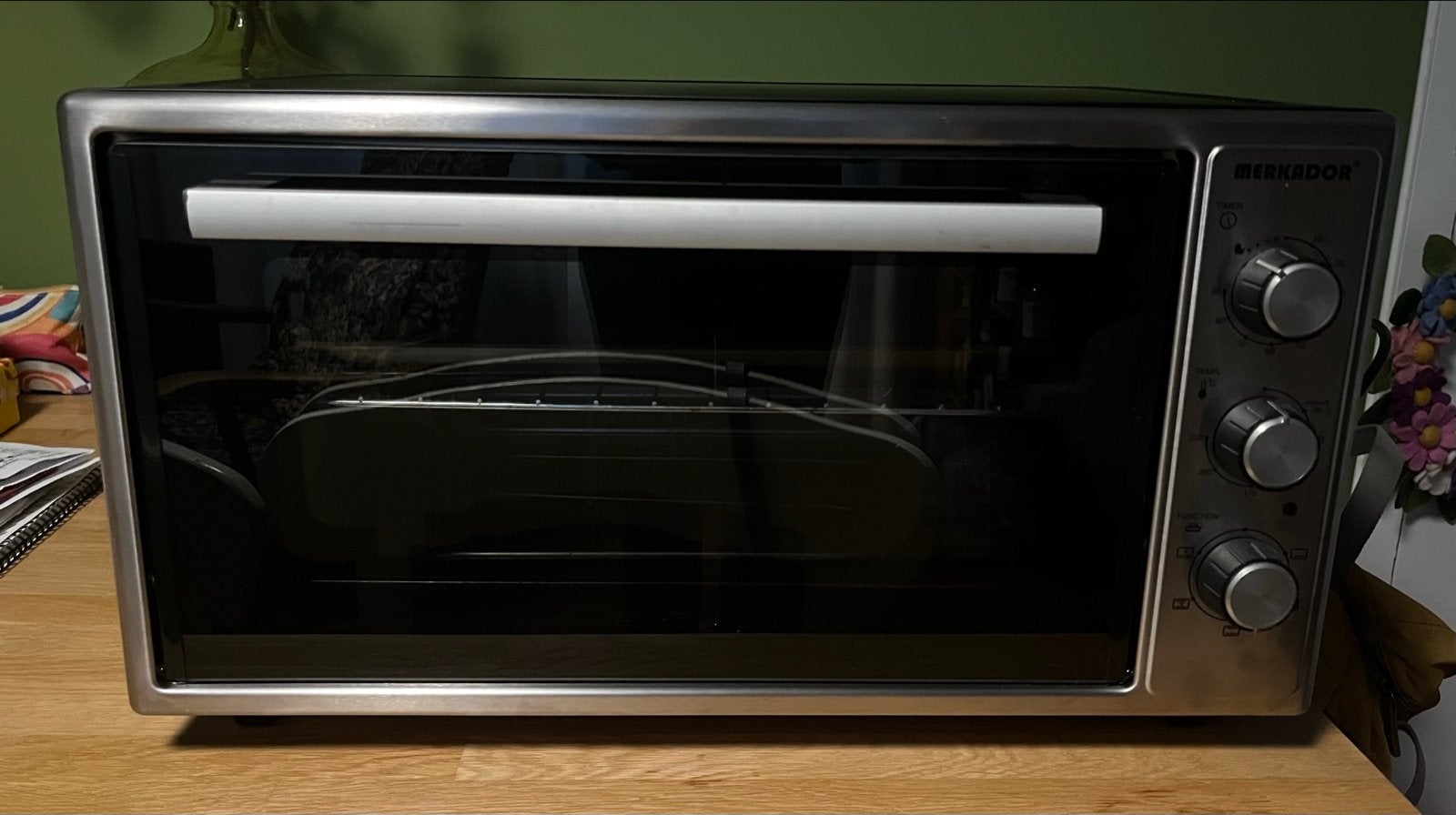 Merkador Mini-oven - Compact en veelzijdig, Ophalen, Minder dan 45 cm, Draaiplateau, Mini-oven
