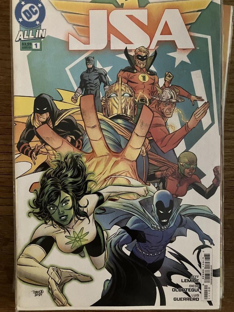 JSA #1 t/m #5 – DC All In 2025 – Jeff Lemire, Boeken, Strips | Comics, Nieuw, Eén comic, Amerika, Verzenden