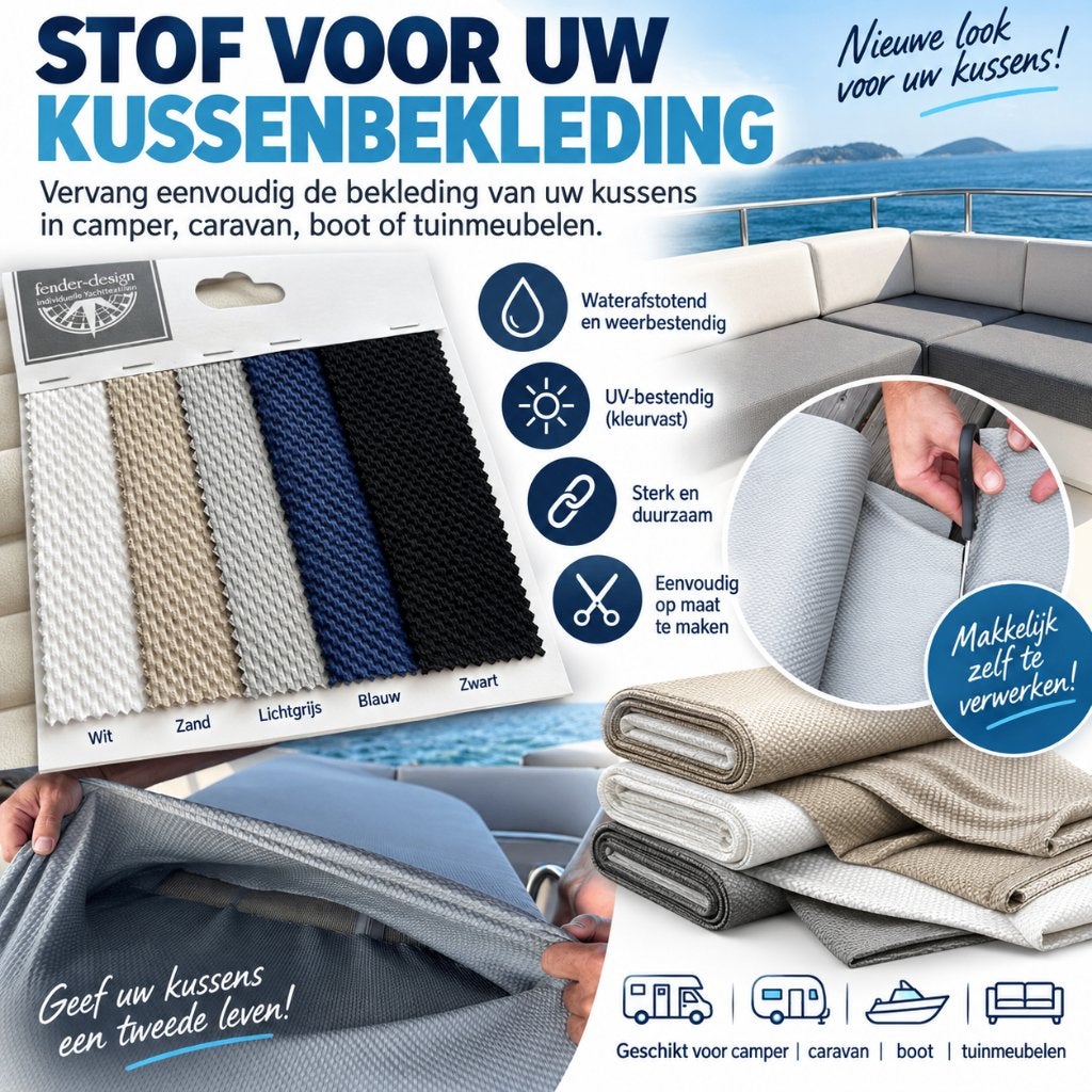 Caravan of camper boot opnieuw gemakkelijk bekleden met .., Ophalen of Verzenden
