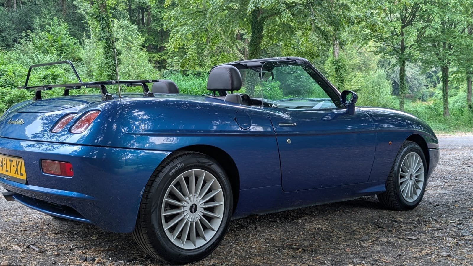 Fiat Barchetta 1.8 16V 2000 Blauw, Voorwielaandrijving, 450 kg, 40 €/maand, 4 cilinders