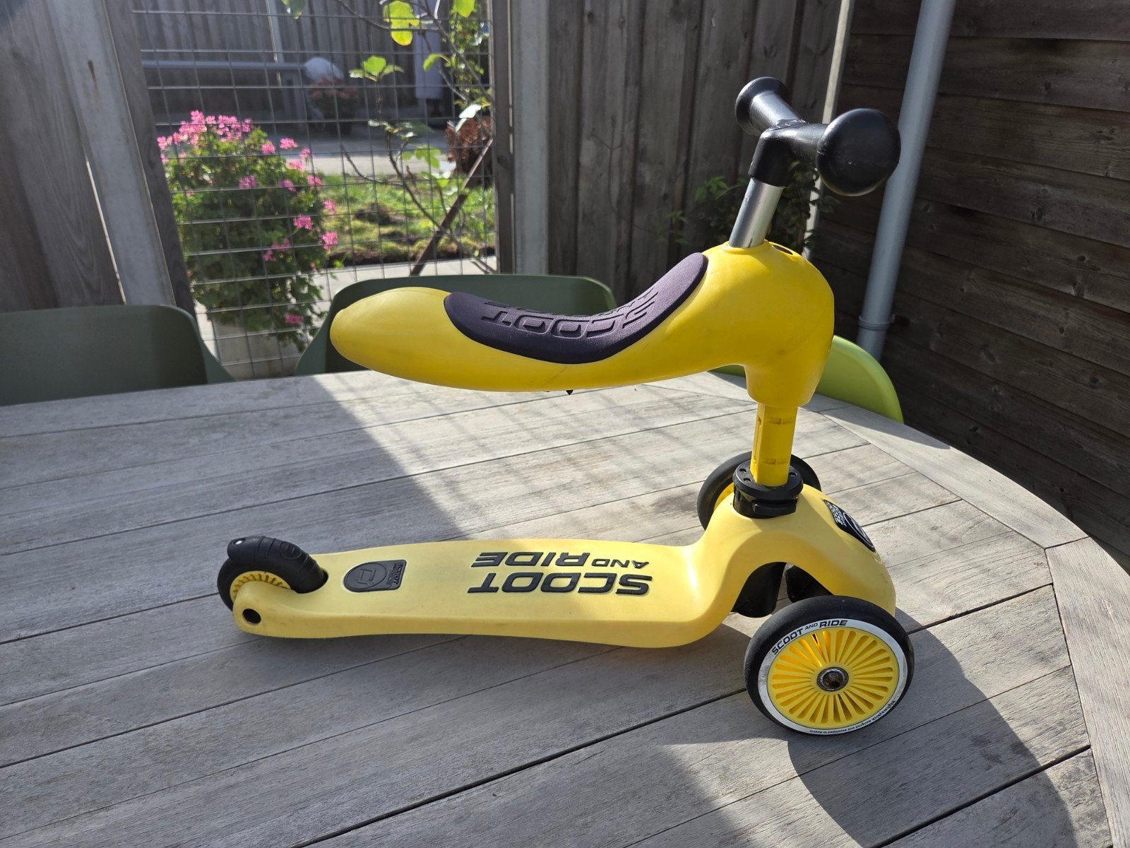 Scoot & Ride Highwaykick 1 Step - Geel, Ophalen, Gebruikt, Gewone step, Scoot & Ride