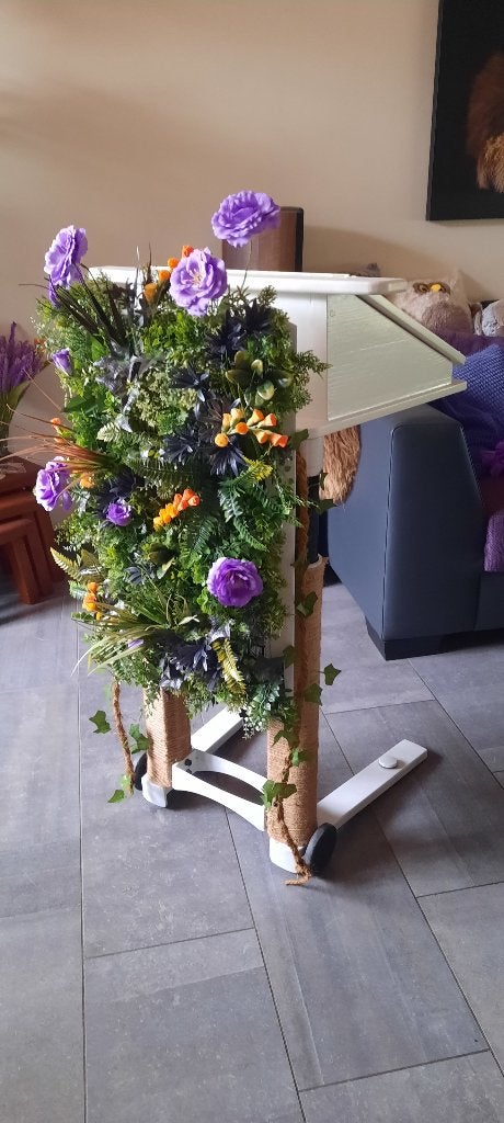 Bruiloft decoratie spreekstoel (handwerk), Ophalen, Zo goed als nieuw