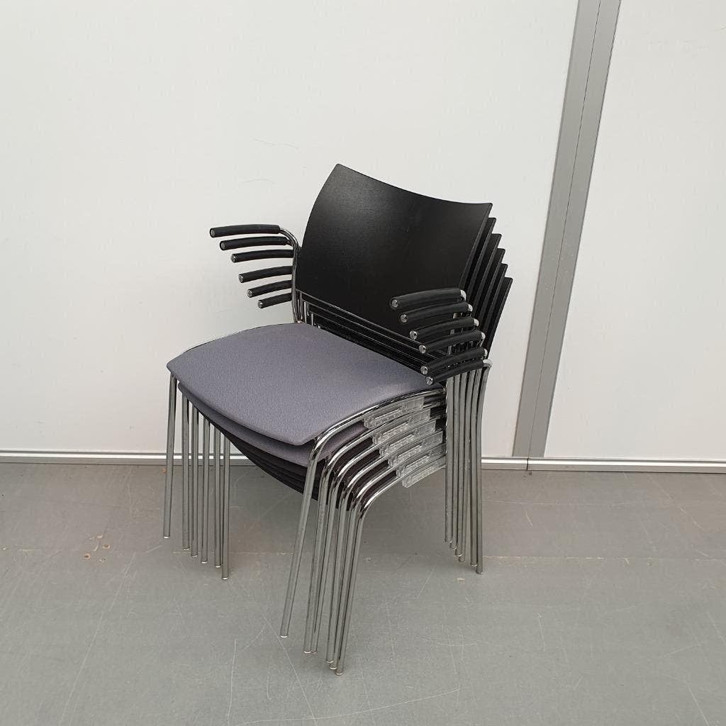 Ahrend Casala stoelen kantinestoel vergaderstoelen (6 stuks), Ophalen, Gebruikt, Stof, Vijf, Zes of meer stoelen