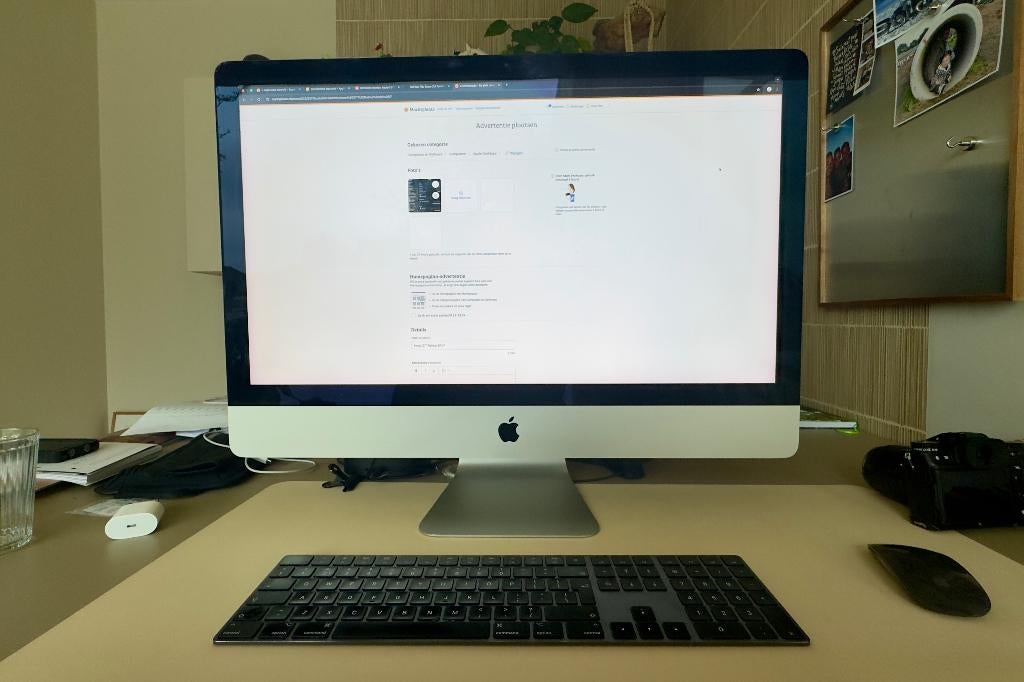 Imac 27" Retina 5K i7, Computers en Software, Apple Desktops, Ophalen, 32 GB, IMac, Zo goed als nieuw