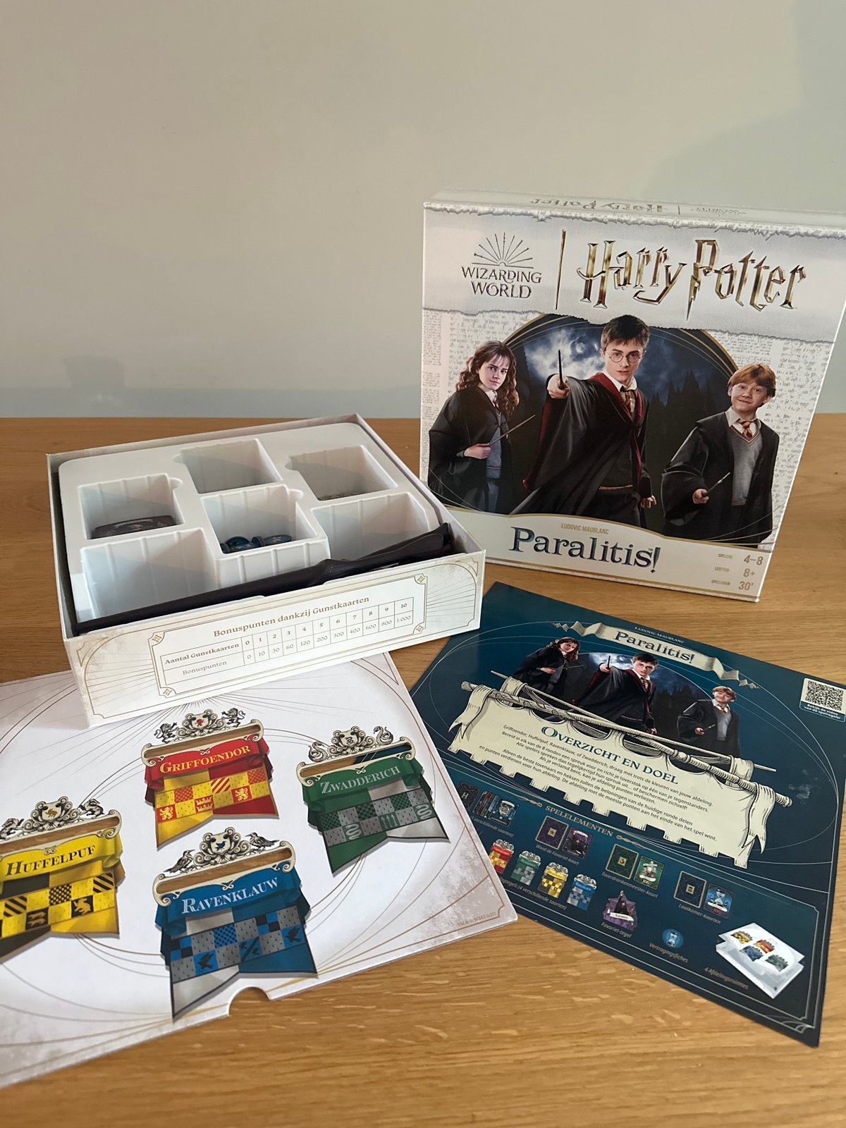 Harry Potter Paralitis! Bordspel - Zo goed als nieuw, Drie of vier spelers, Ophalen, Zo goed als nieuw