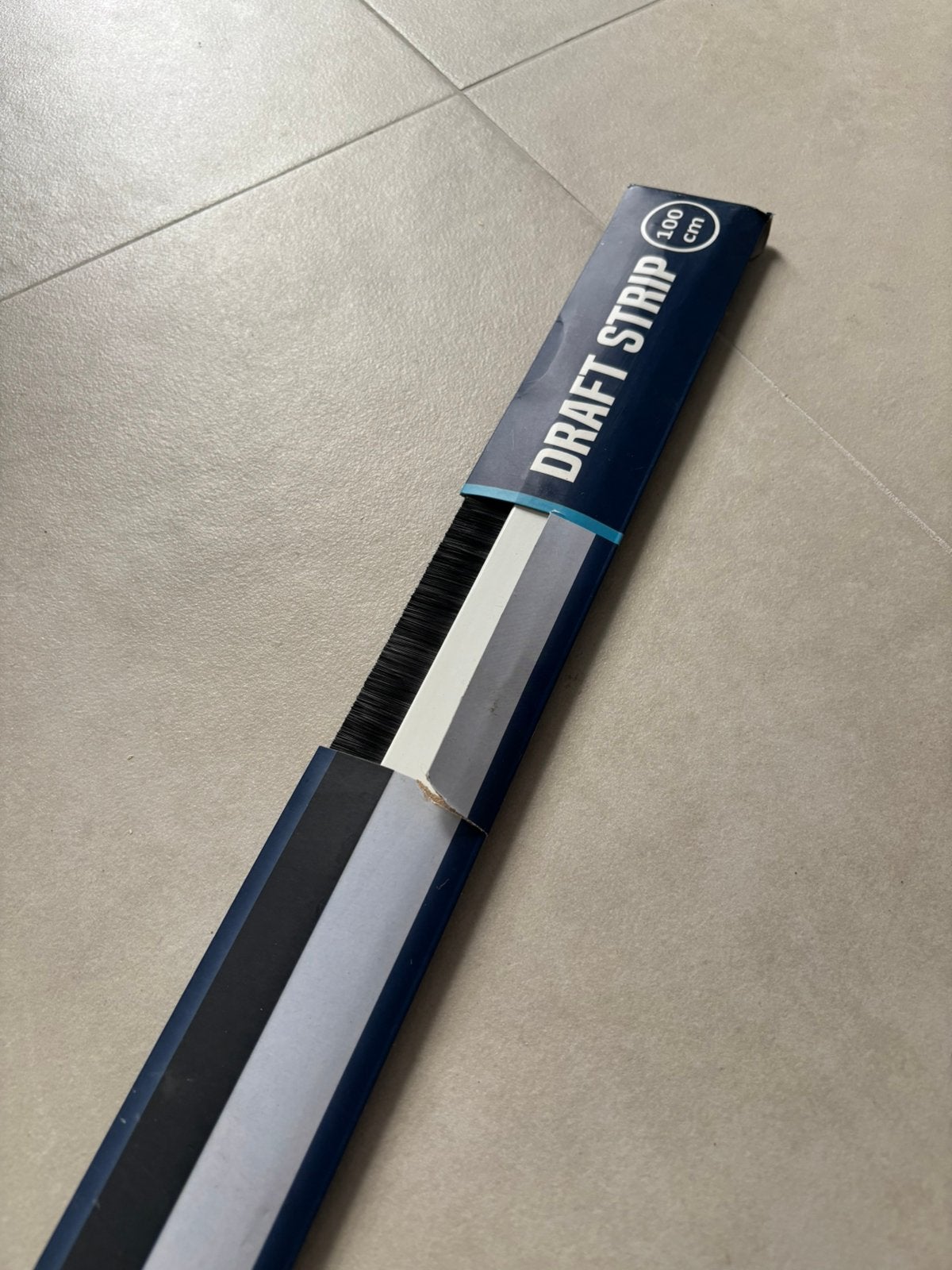 Draft strip met borstel voor onder de deur, Ophalen, 100 tot 120 cm, Minder dan 200 cm